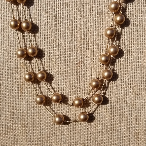Monet Faux Pearl Necklace - Picture 2 of 4